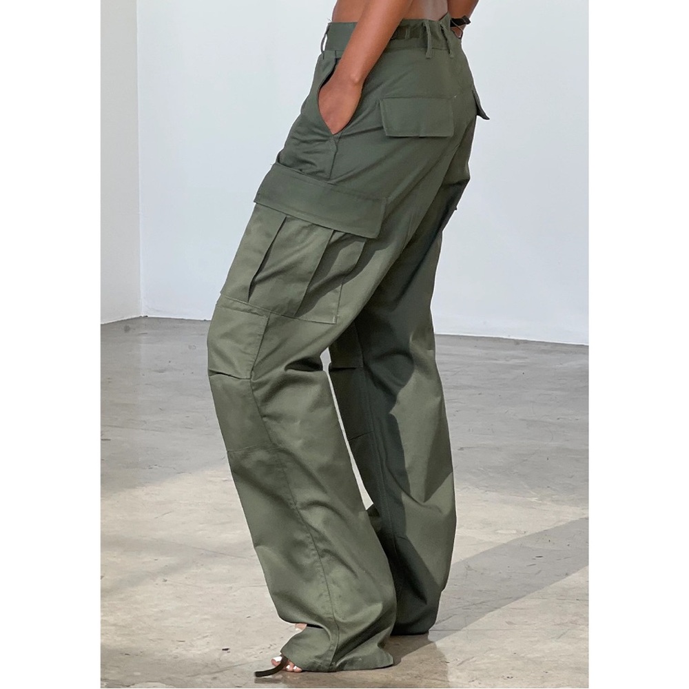 Local European Olive Cargo Pants